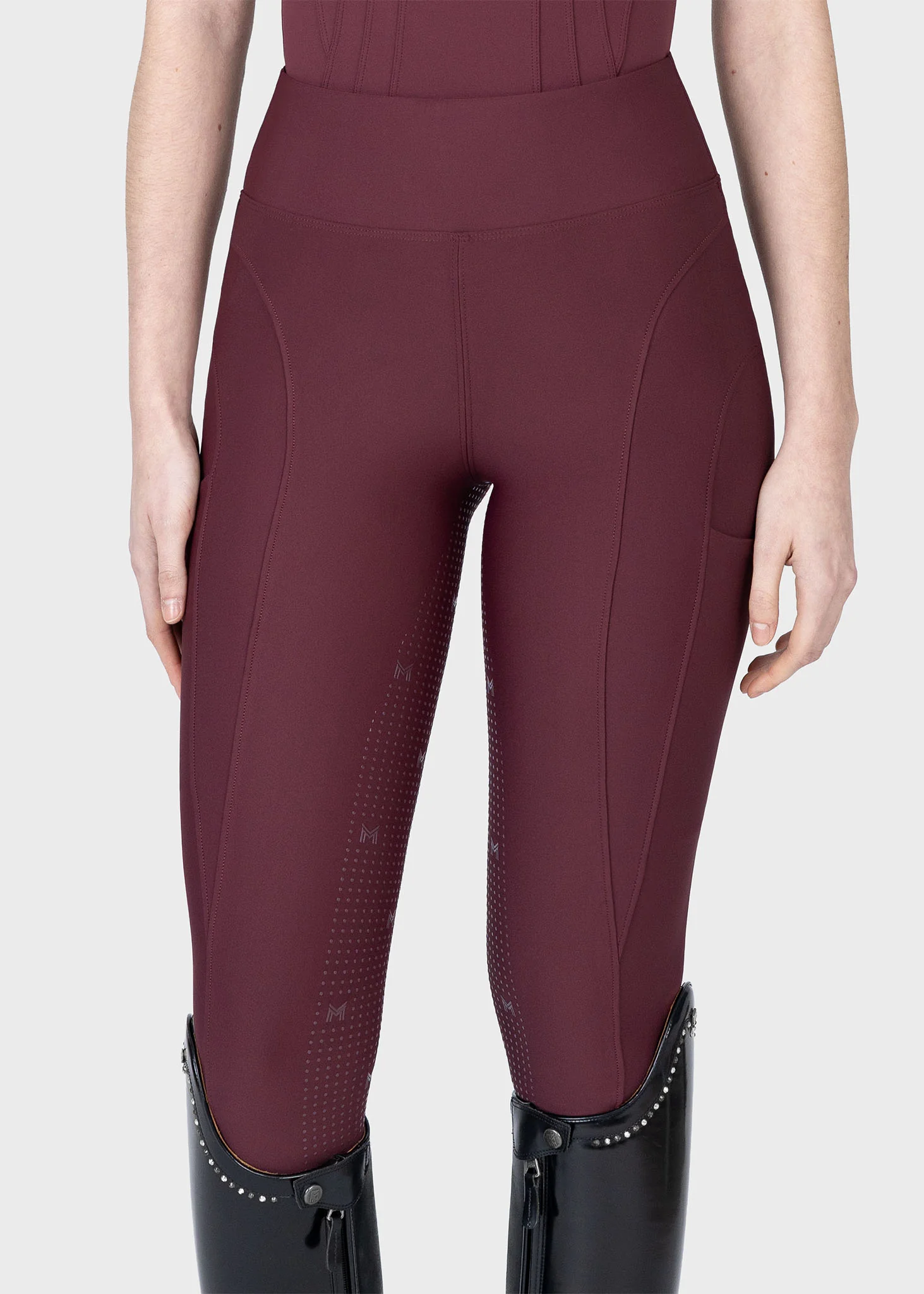 Outline Riding Leggings (Rosewood)