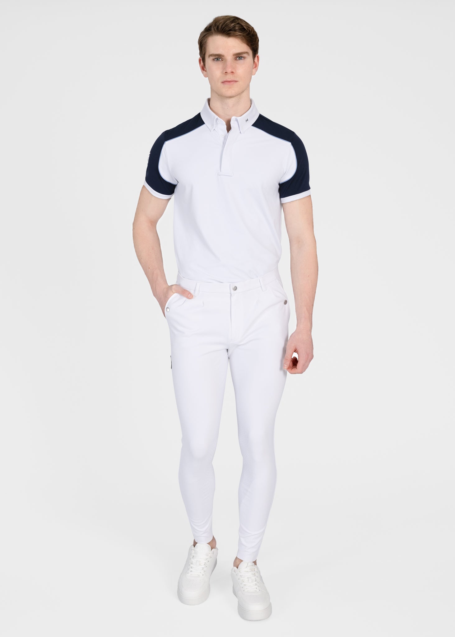 Pivot Competition Shirt (White/Navy) - Image 7