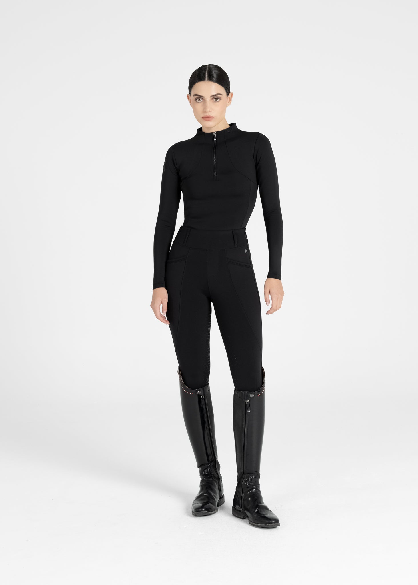 Pro Riding Leggings (Black) - Image 9