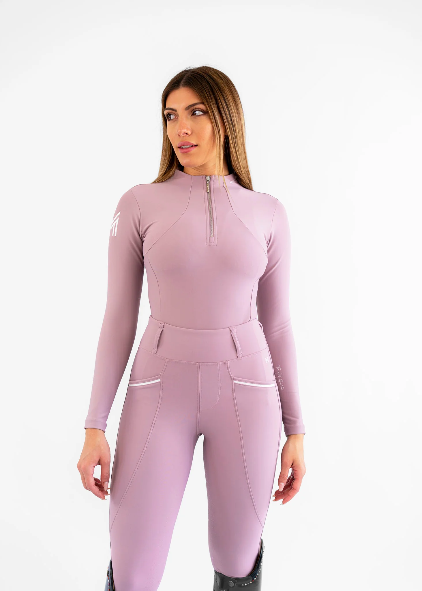 Pro Riding Leggings (Mauve) - Image 7