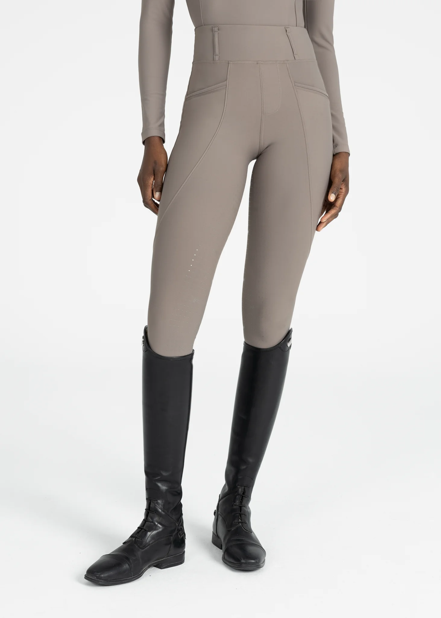 Pro Riding Leggings (Taupe) - Image 2