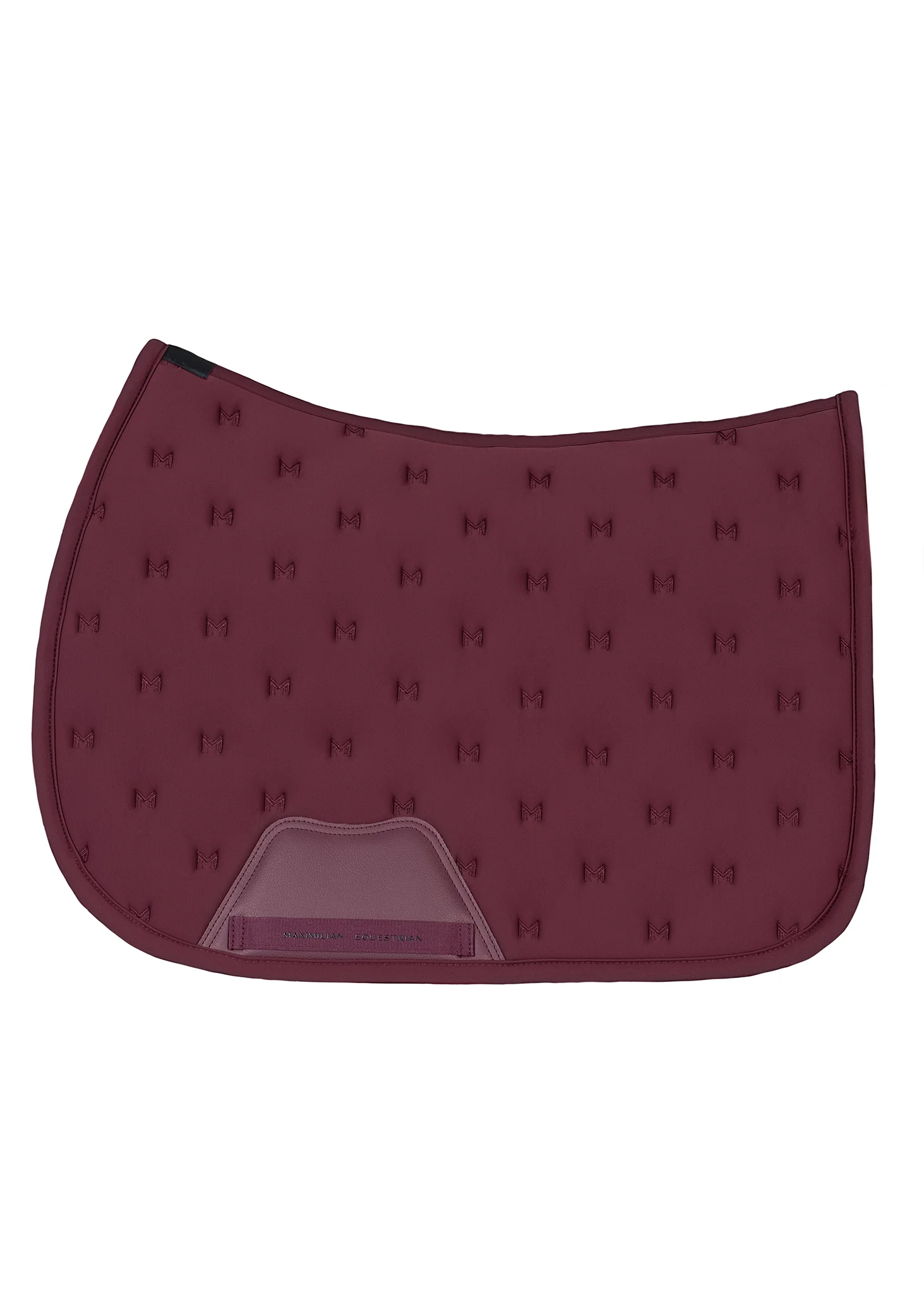 Stamp Jumping Saddle Pad (Burgundy)
