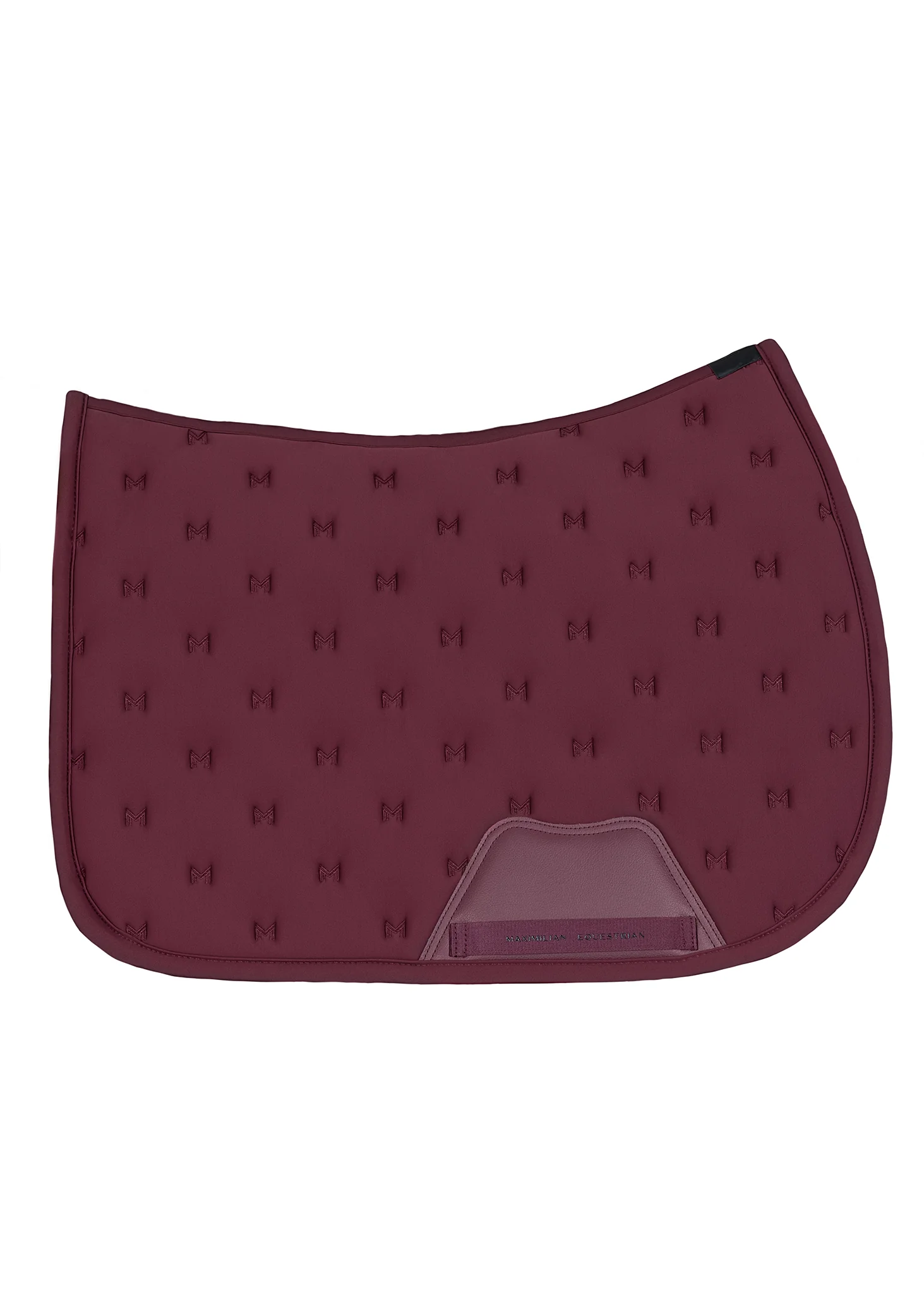 Stamp Jumping Saddle Pad (Burgundy) - Image 2