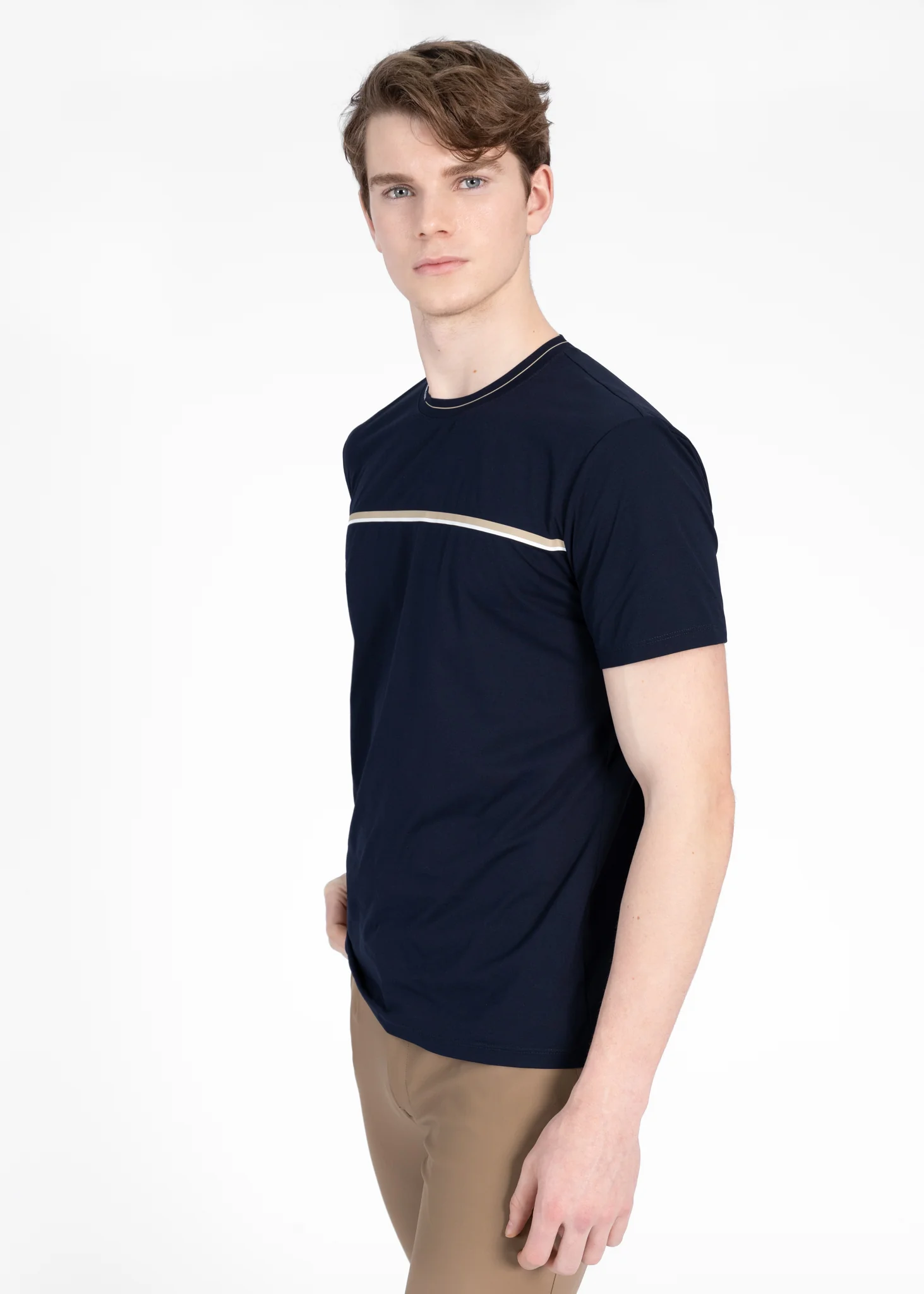 Step Technical T-Shirt (Navy) - Image 2