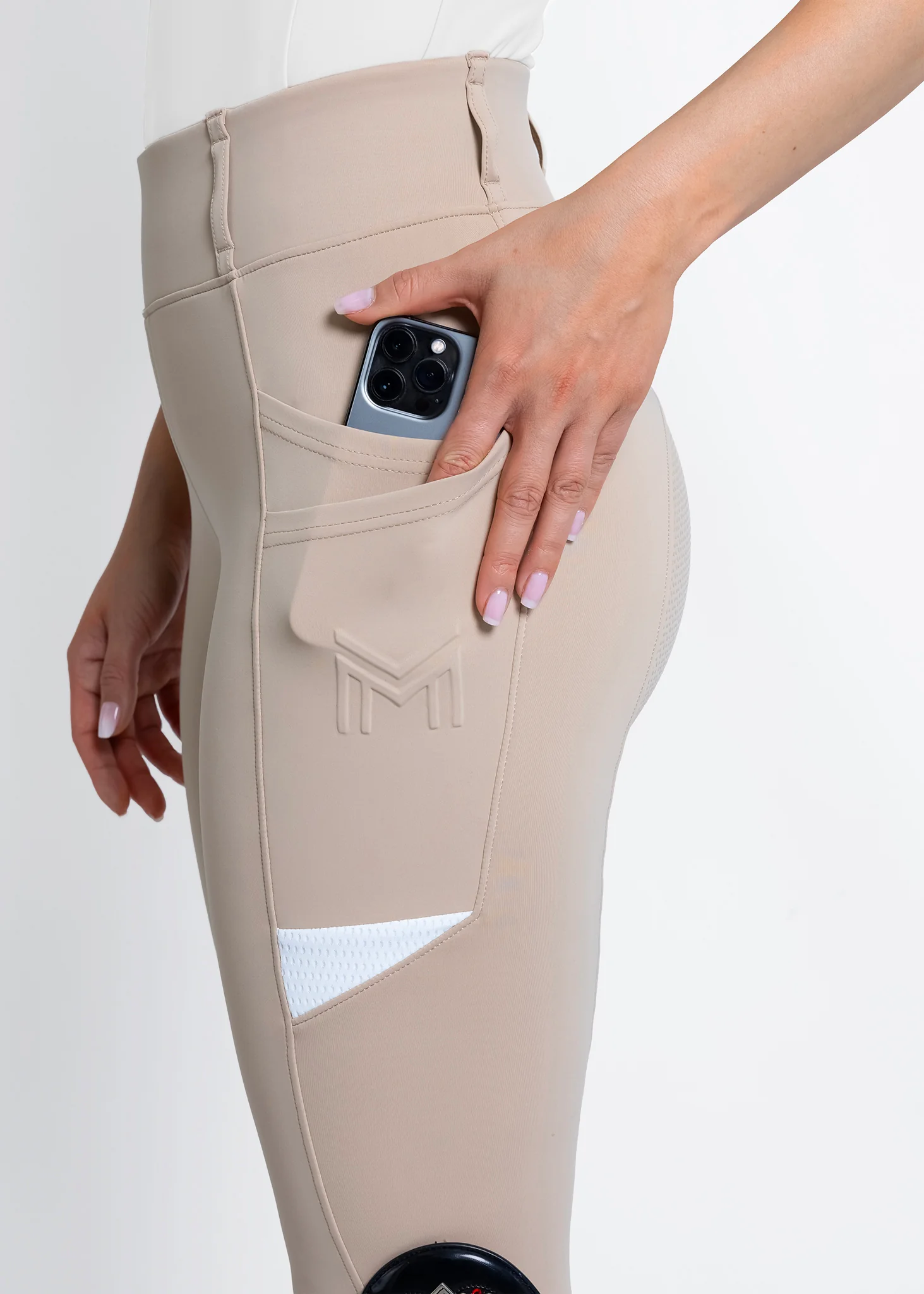 Tech Riding Leggings (Beige) - Image 5