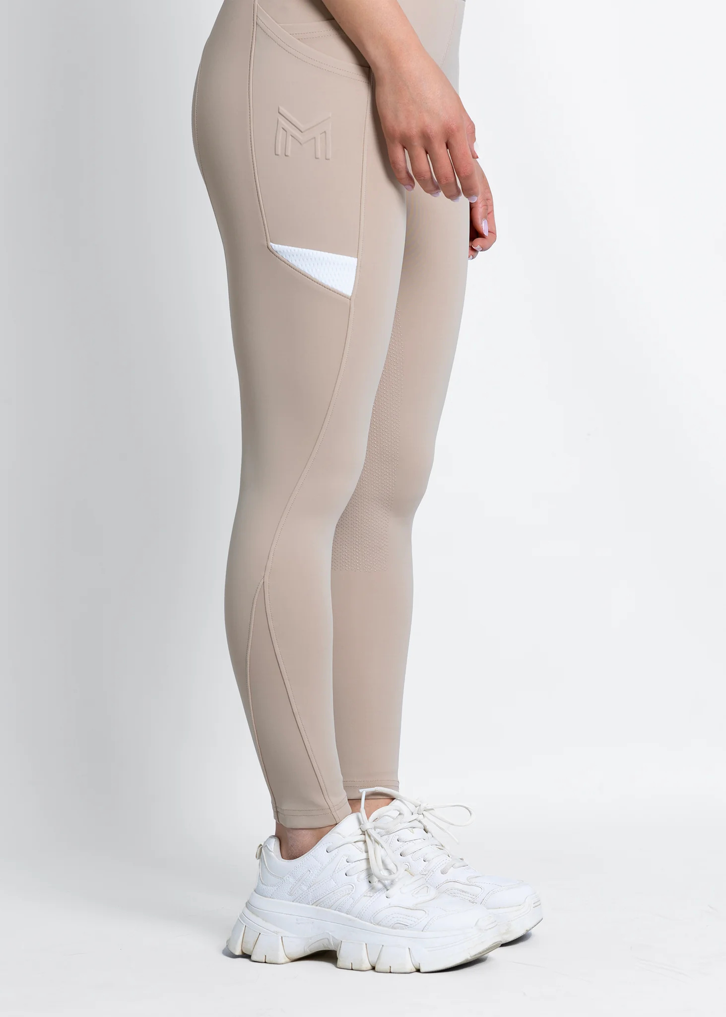 Tech Riding Leggings (Beige) - Image 7