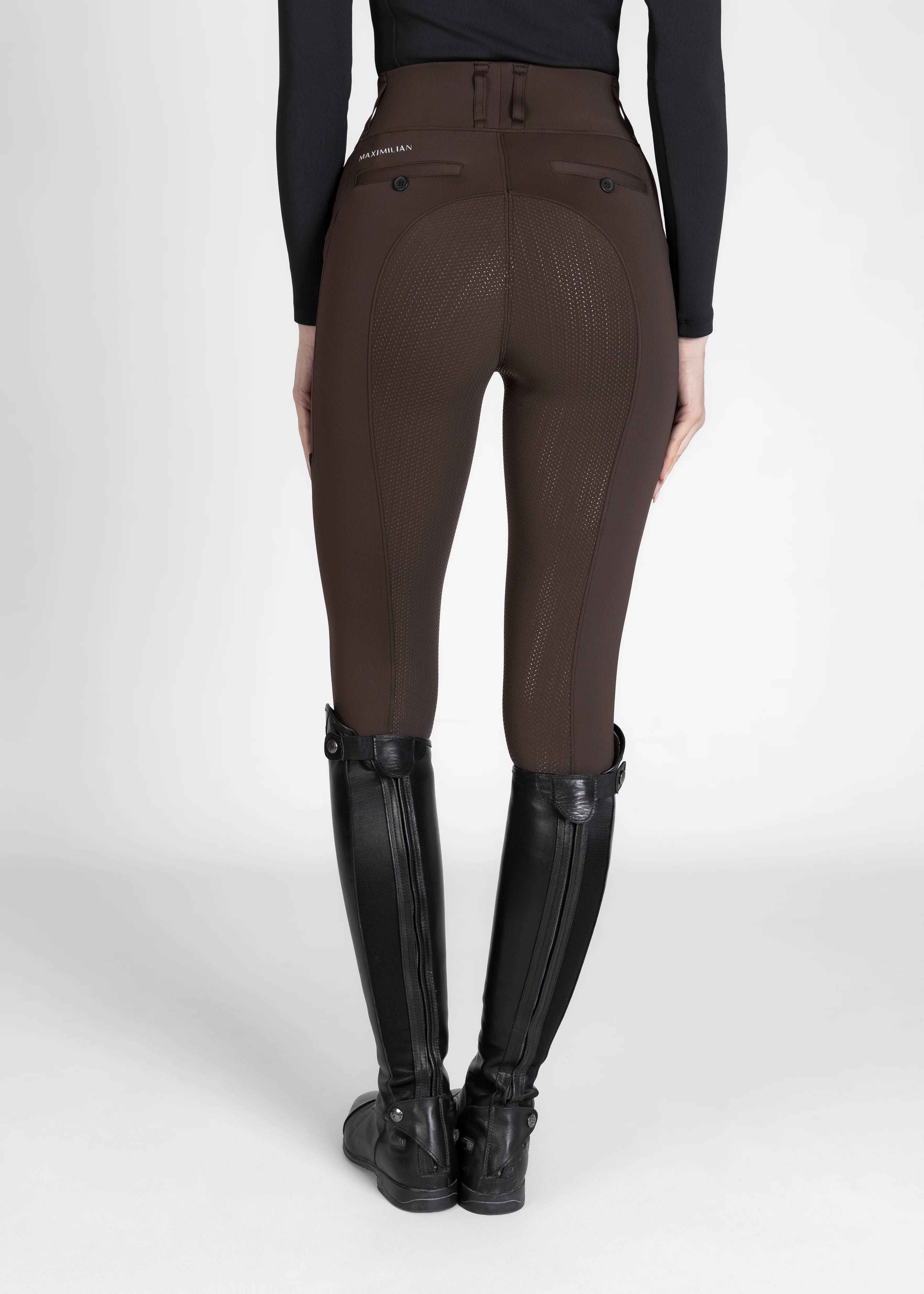 Tech Riding Leggings (Chocolate) - Image 4