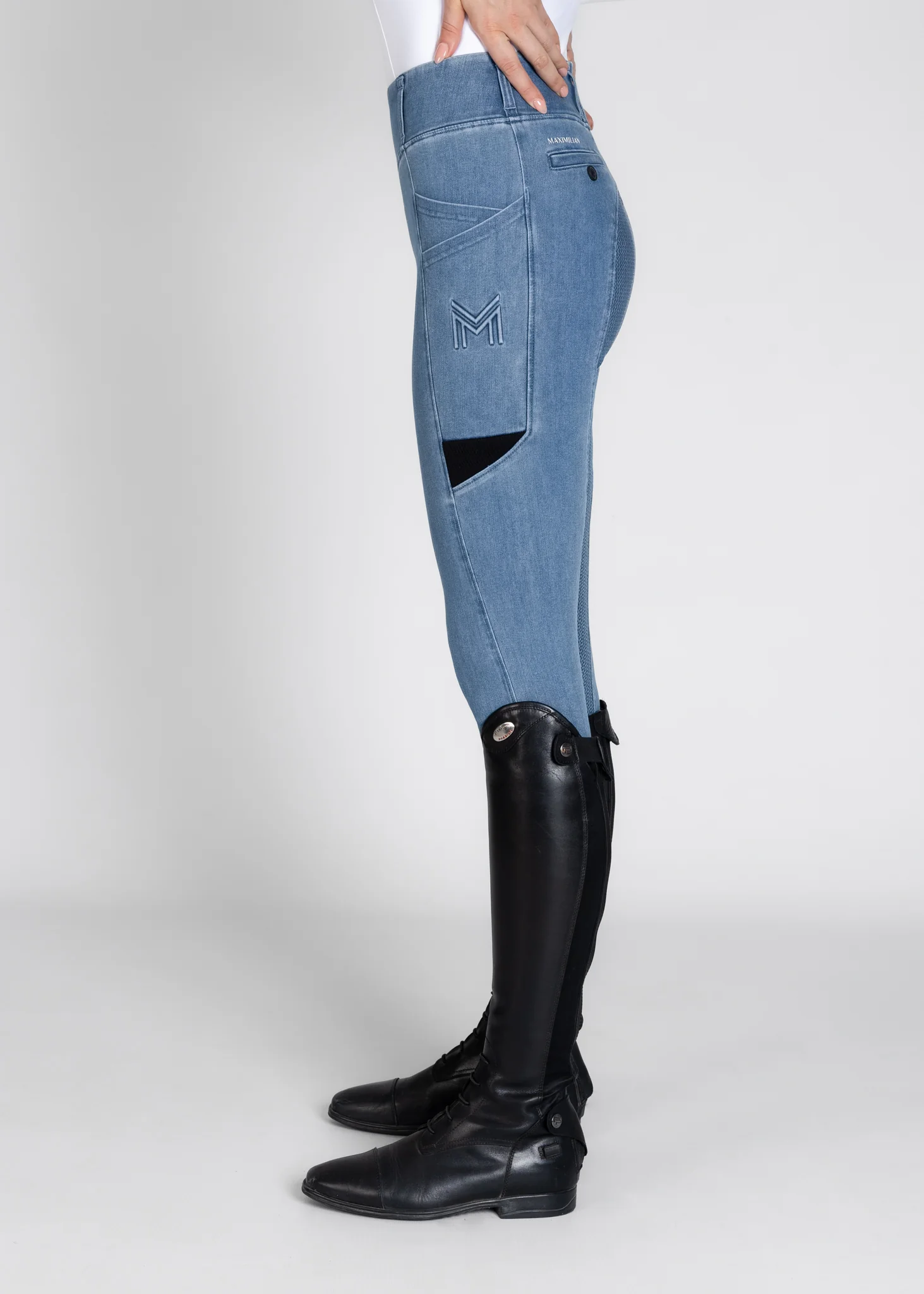 Tech Riding Leggings (Denim) - Image 2