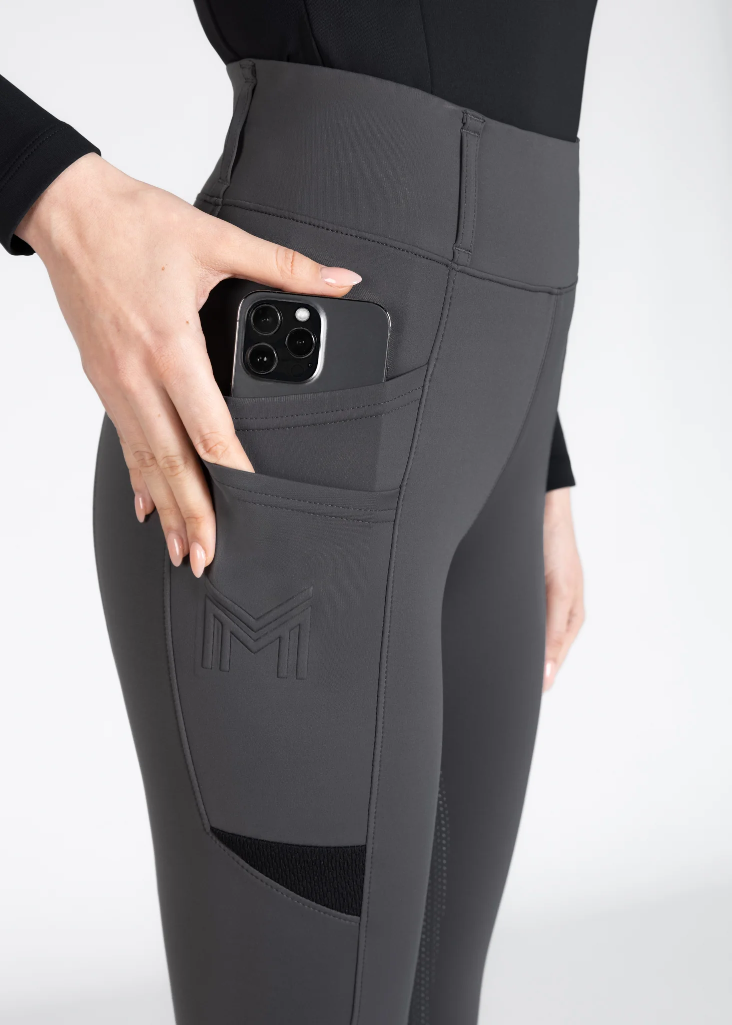 Tech Riding Leggings (Graphite) - Image 7