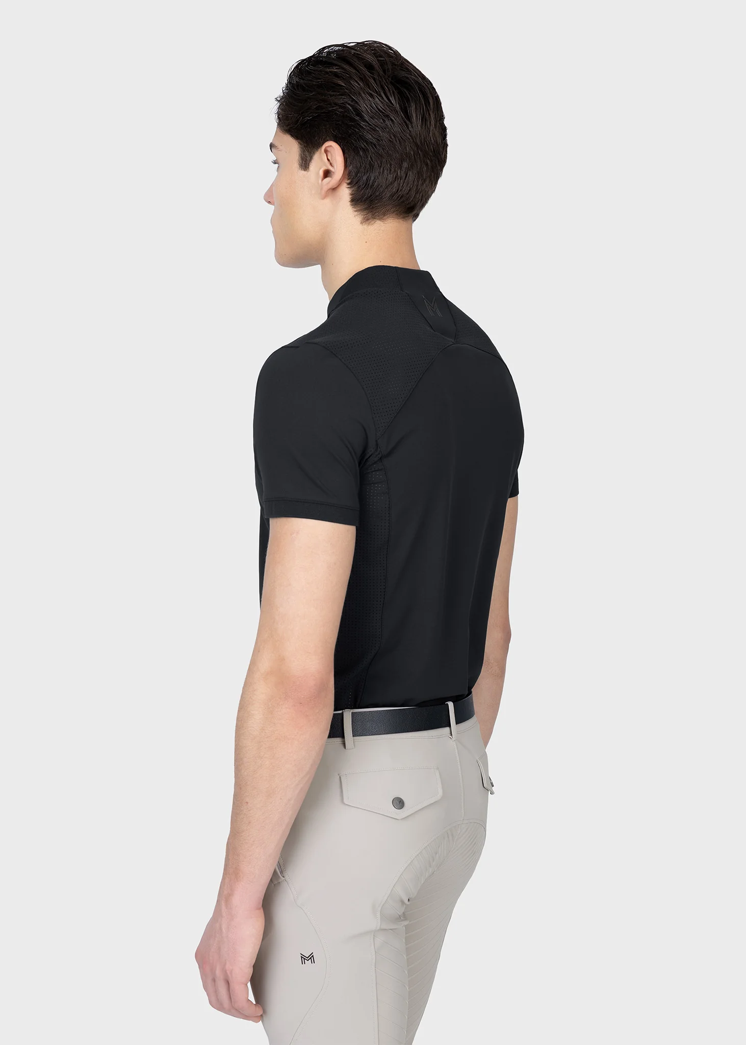 Track Short Sleeve Base Layer (Black) - Image 2