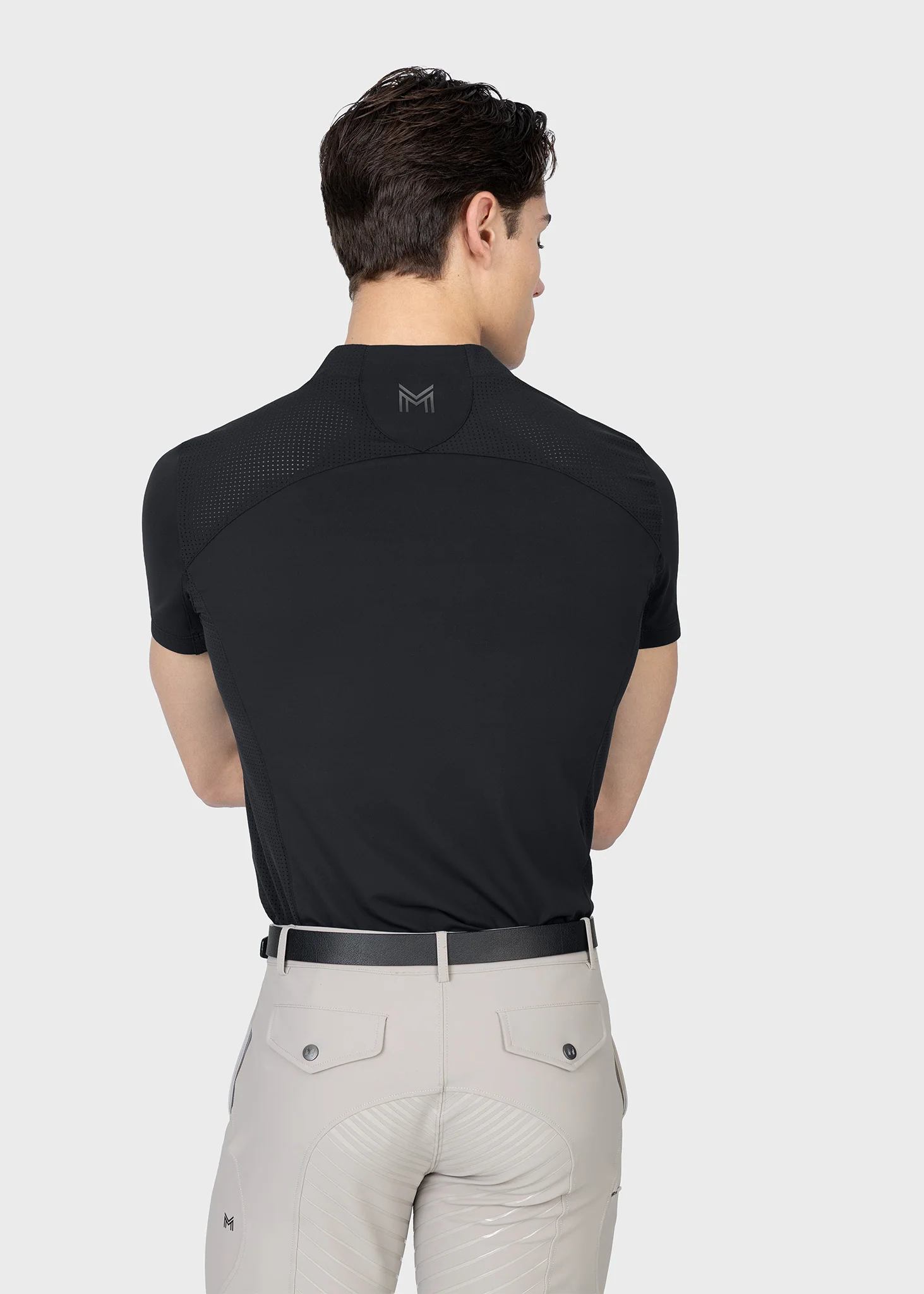 Track Short Sleeve Base Layer (Black) - Image 3