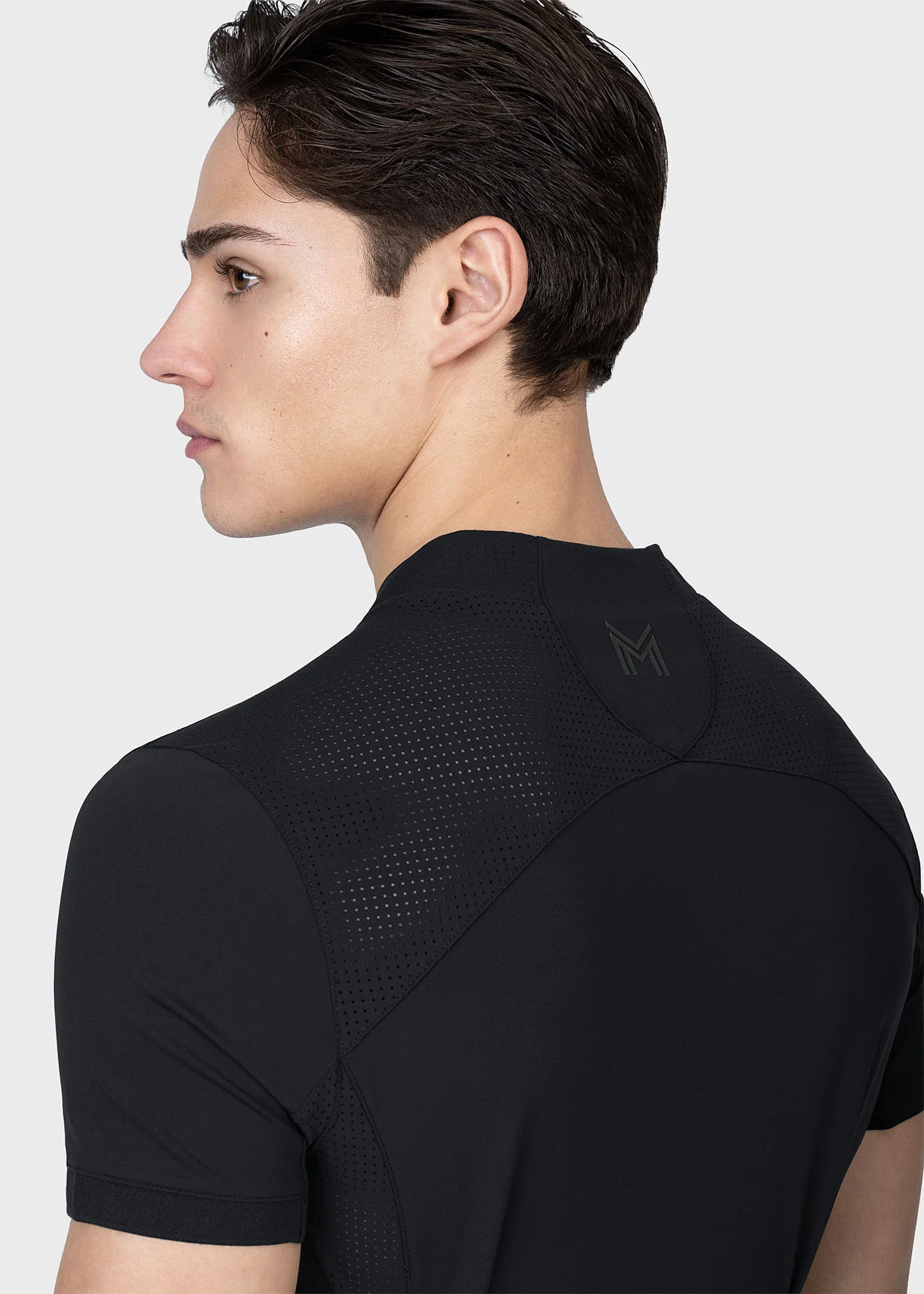 Track Short Sleeve Base Layer (Black) - Image 8