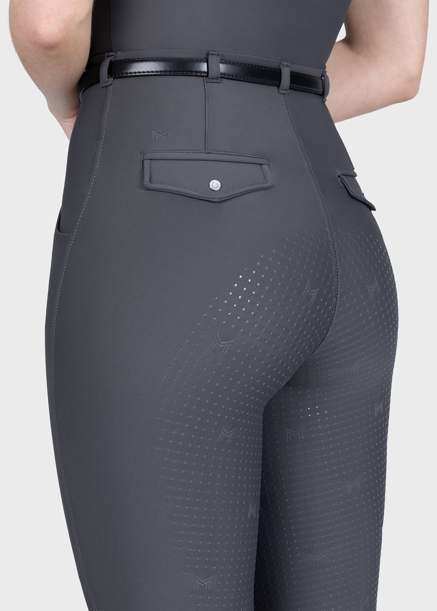 Velya Riding Leggings + Belt (Graphite) - Image 10