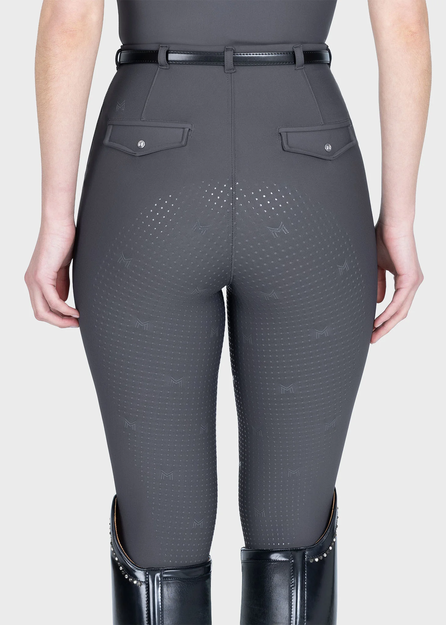 Velya Riding Leggings + Belt (Graphite) - Image 4