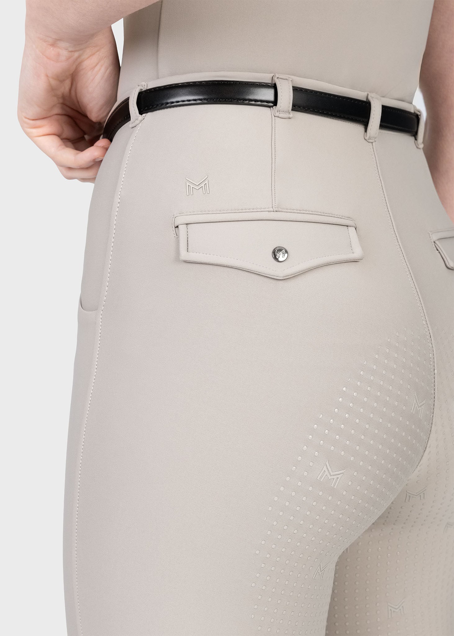 Velya Riding Leggings + Belt (Soft Taupe) - Image 8