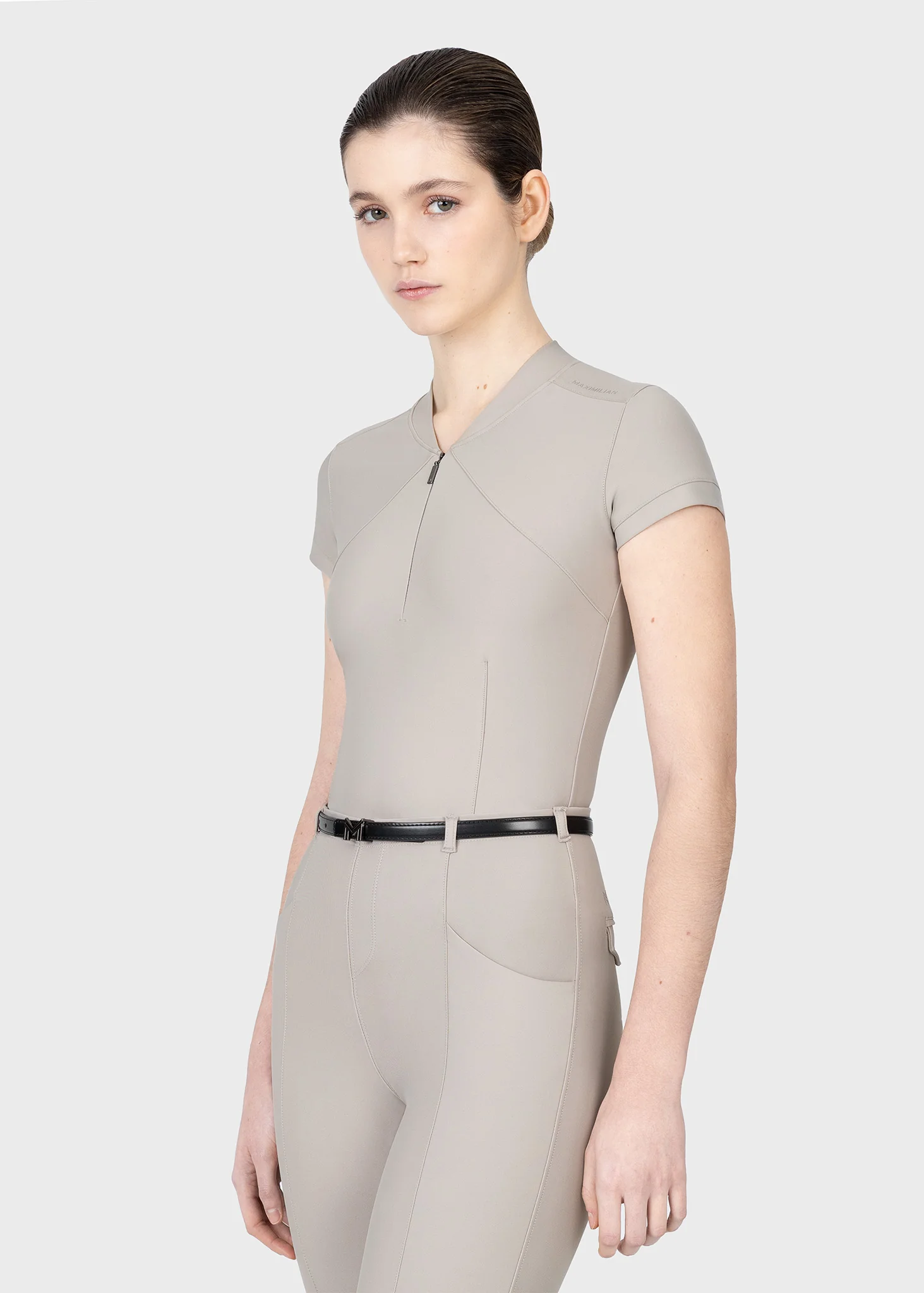 Velya Short Sleeve Base Layer (Soft Taupe) - Image 2