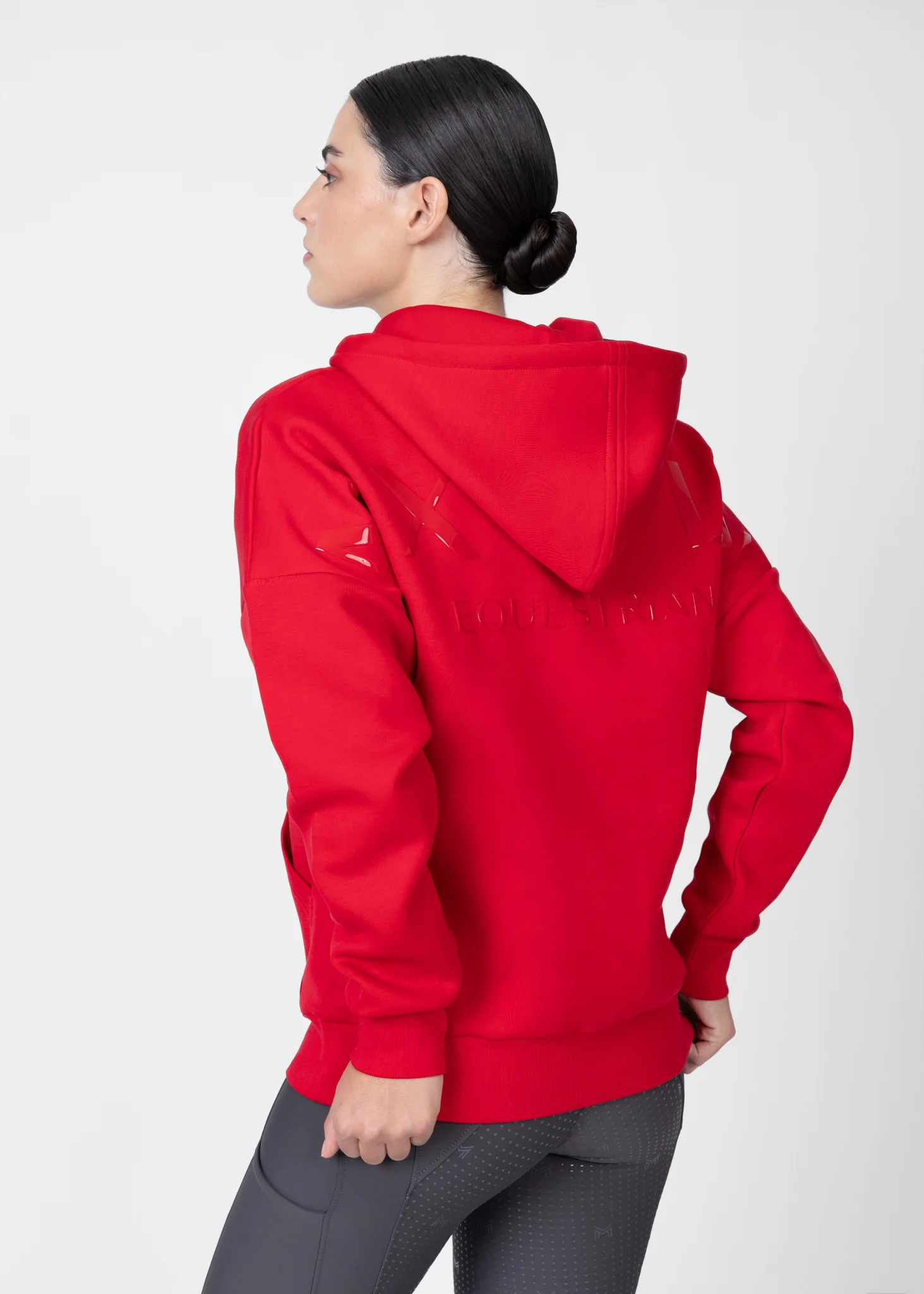 Women Icon Oversized Hoodie (Grenadine) - Image 4