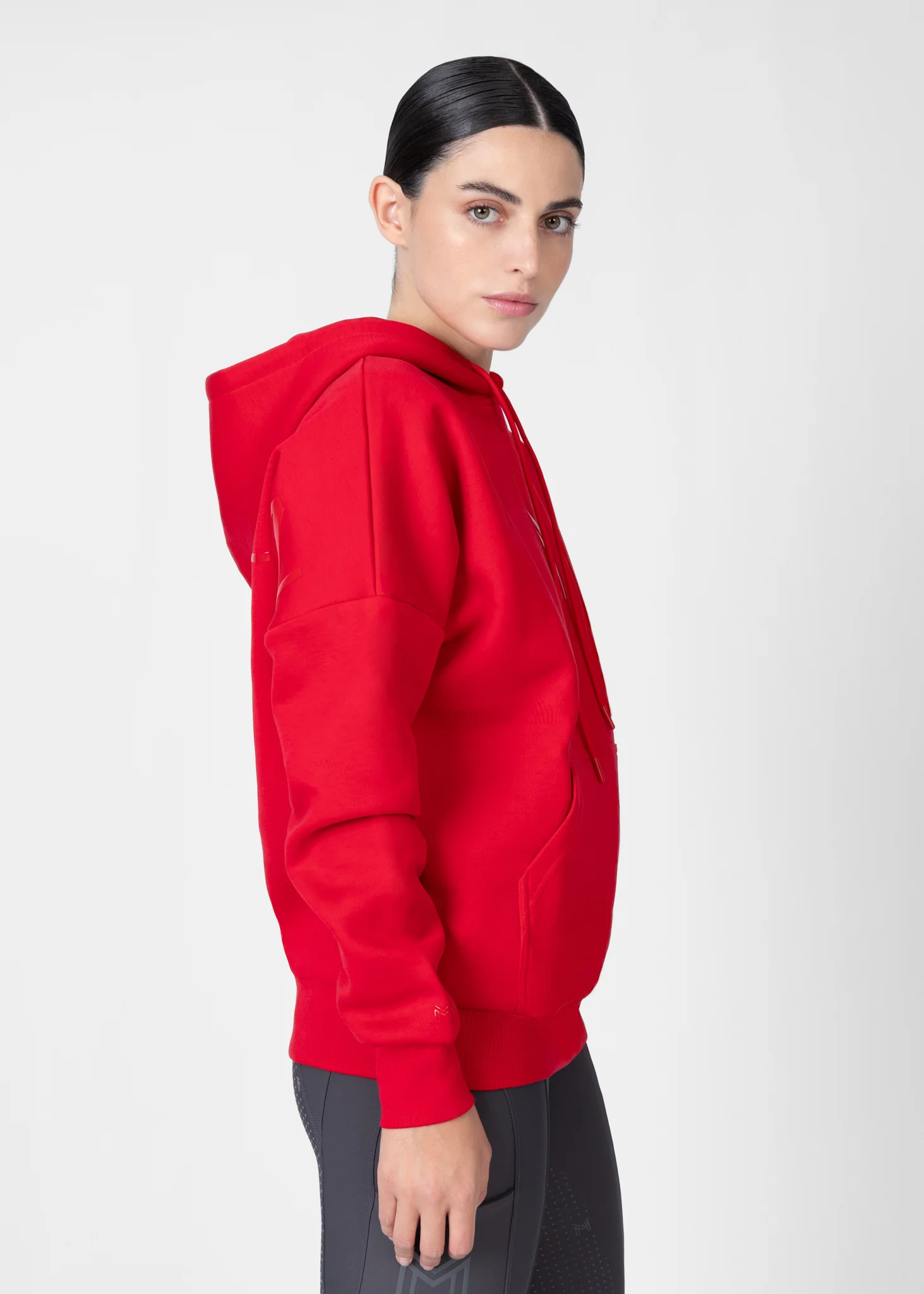 Women Icon Oversized Hoodie (Grenadine) - Image 6