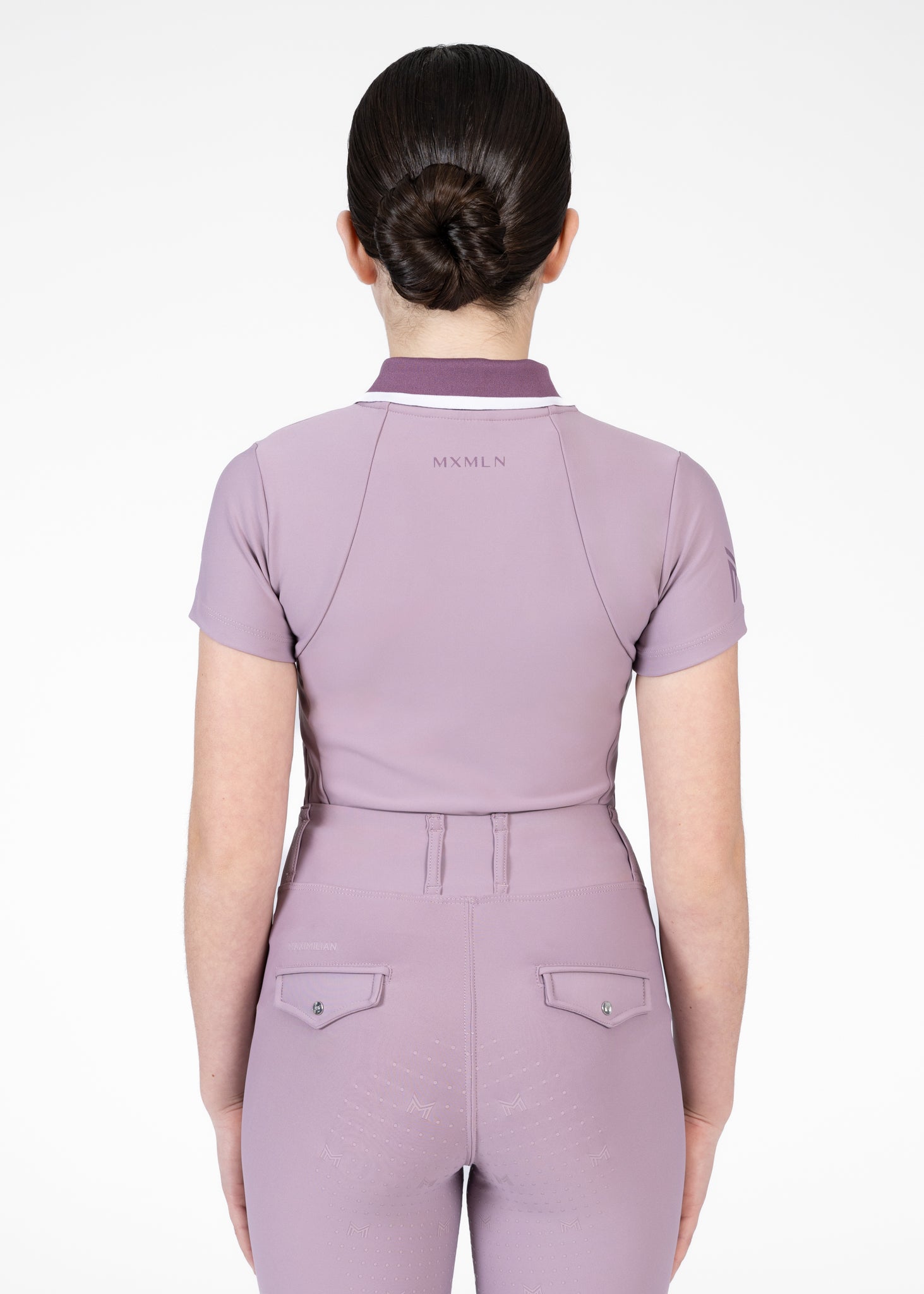 YR Concept Short Sleeve Polo Shirt (Orchid) - Image 2