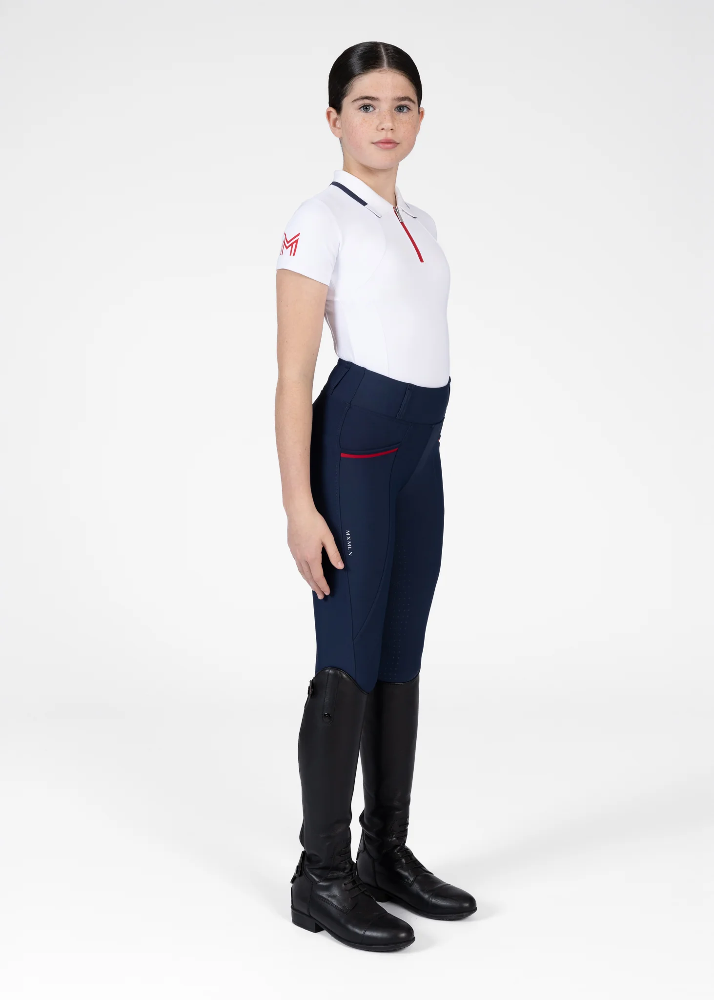 YR Concept Short Sleeve Polo Shirt (White) - Image 9