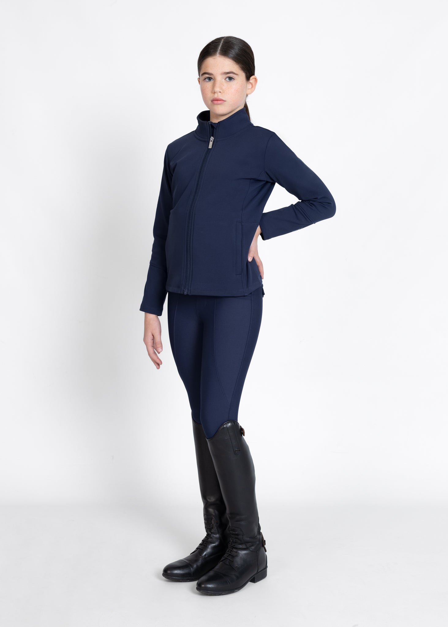 YR Vera Fleeced Jacket (Navy) - Image 7