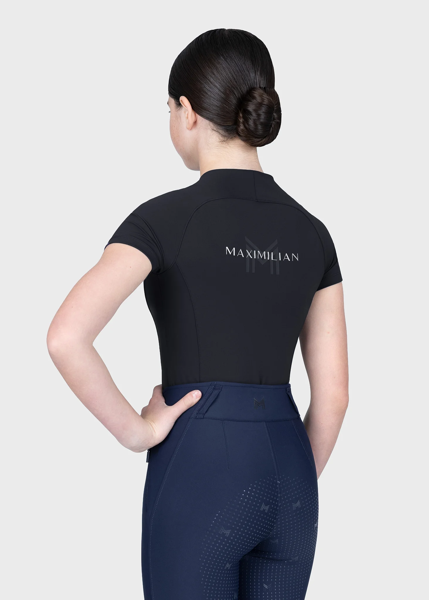YR Nora Short Sleeve Base Layer (Black) - Image 3