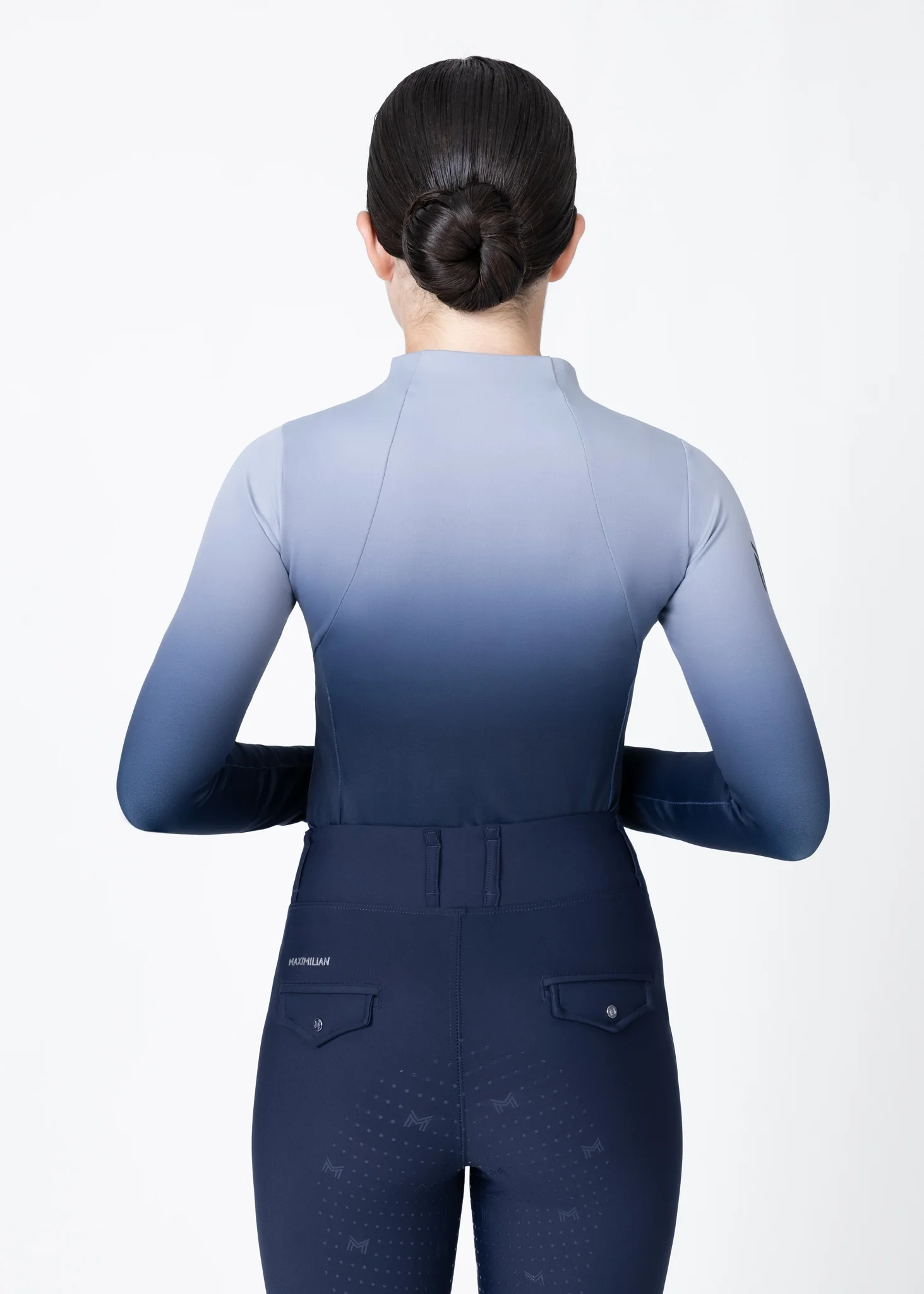 YR Ombré Long Sleeve Base Layer (Navy) - Image 4