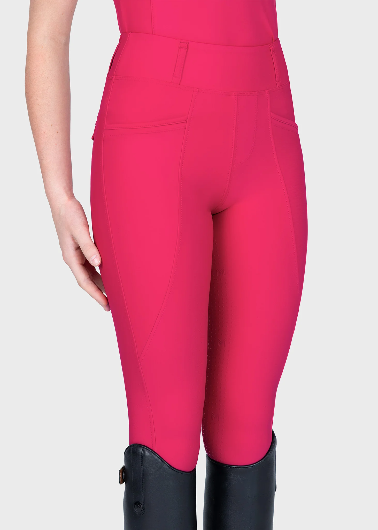 YR Pro Riding Leggings (Cranberry) - Image 6