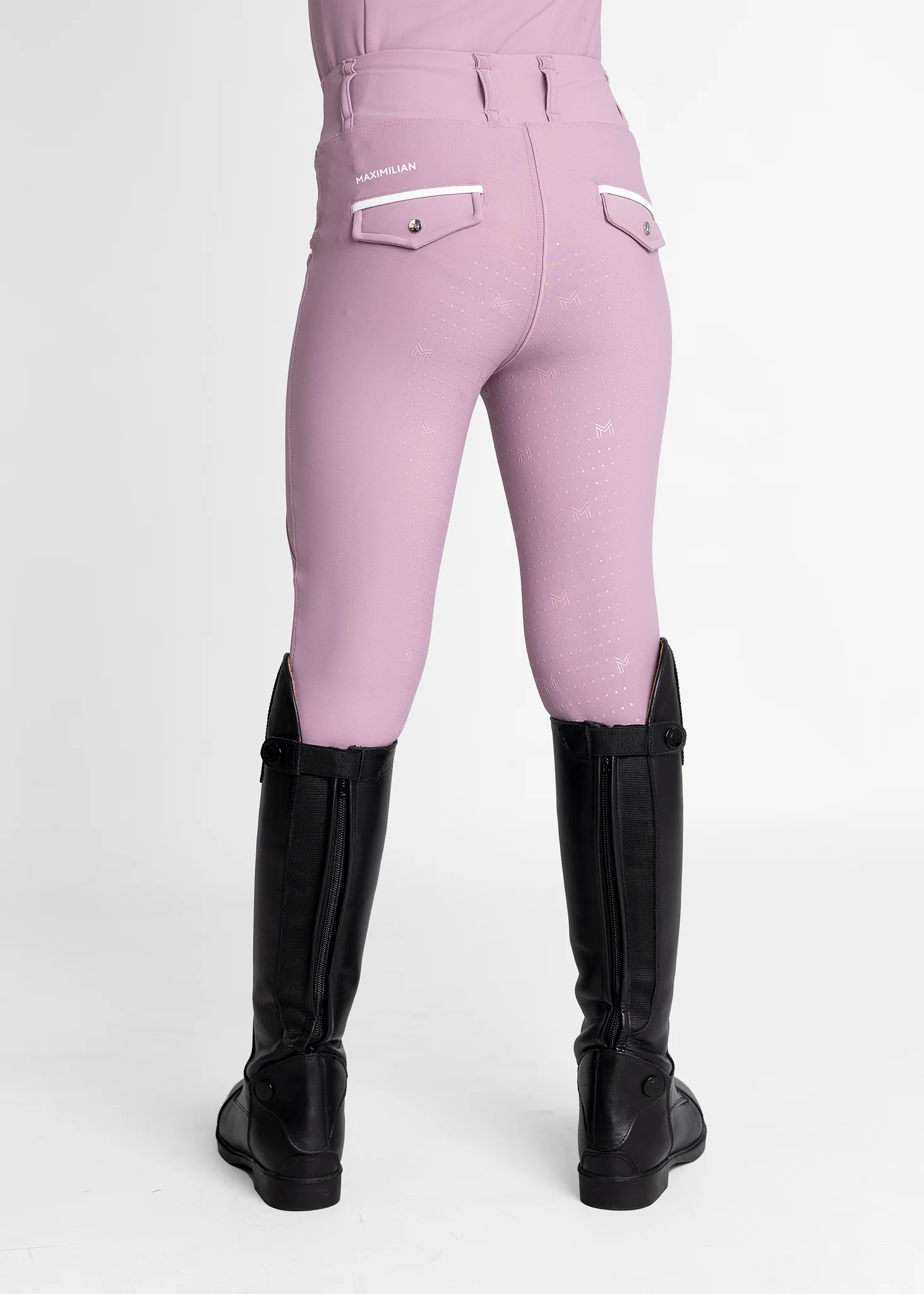 YR Pro Riding Leggings (Mauve) - Image 5