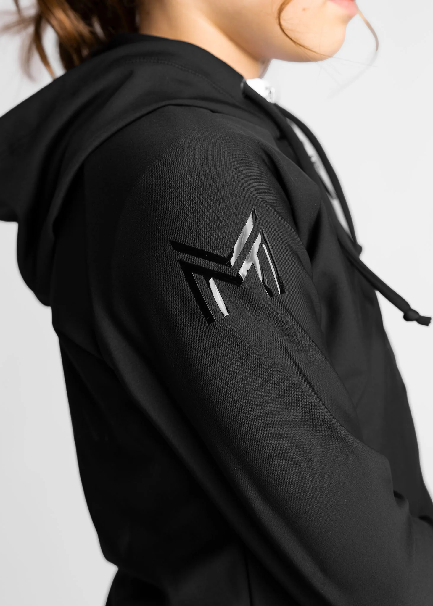 YR Reflection Zip Hoodie (Black) - Image 5