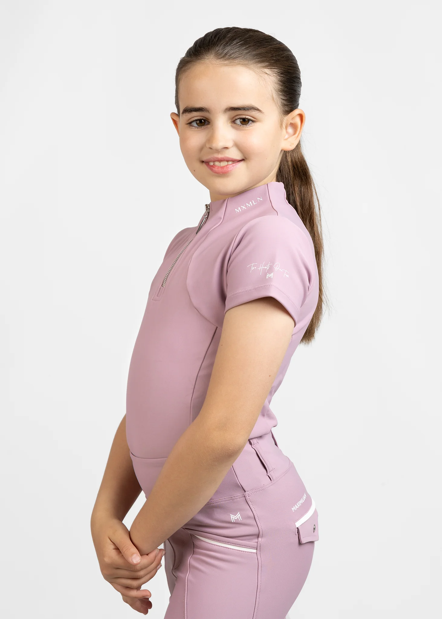 YR Short Sleeve Base Layer (Mauve) - Image 2