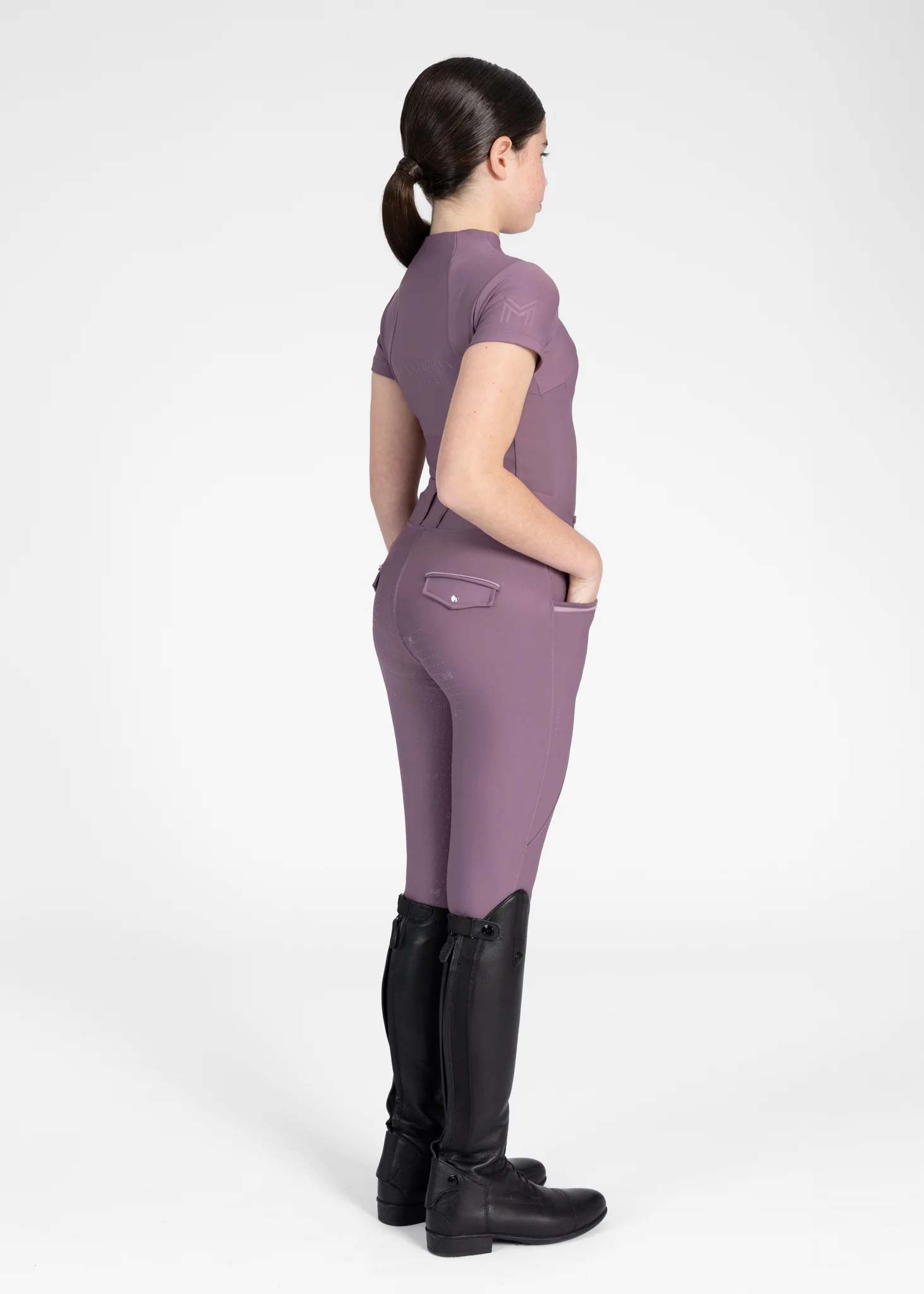 YR Short Sleeve Base Layer (Plum) - Image 9