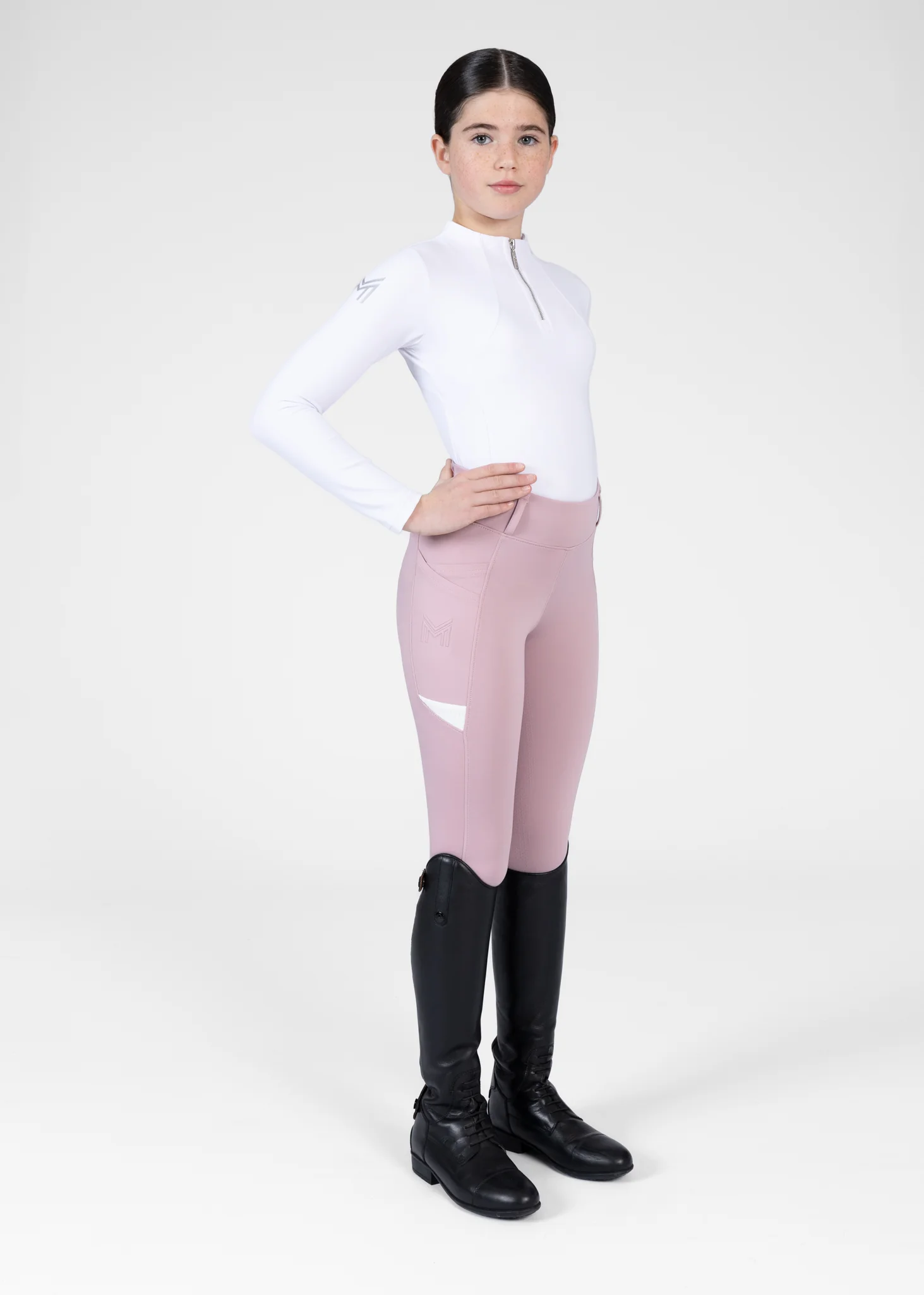 YR Tech Riding Leggings (Mauve) - Image 6