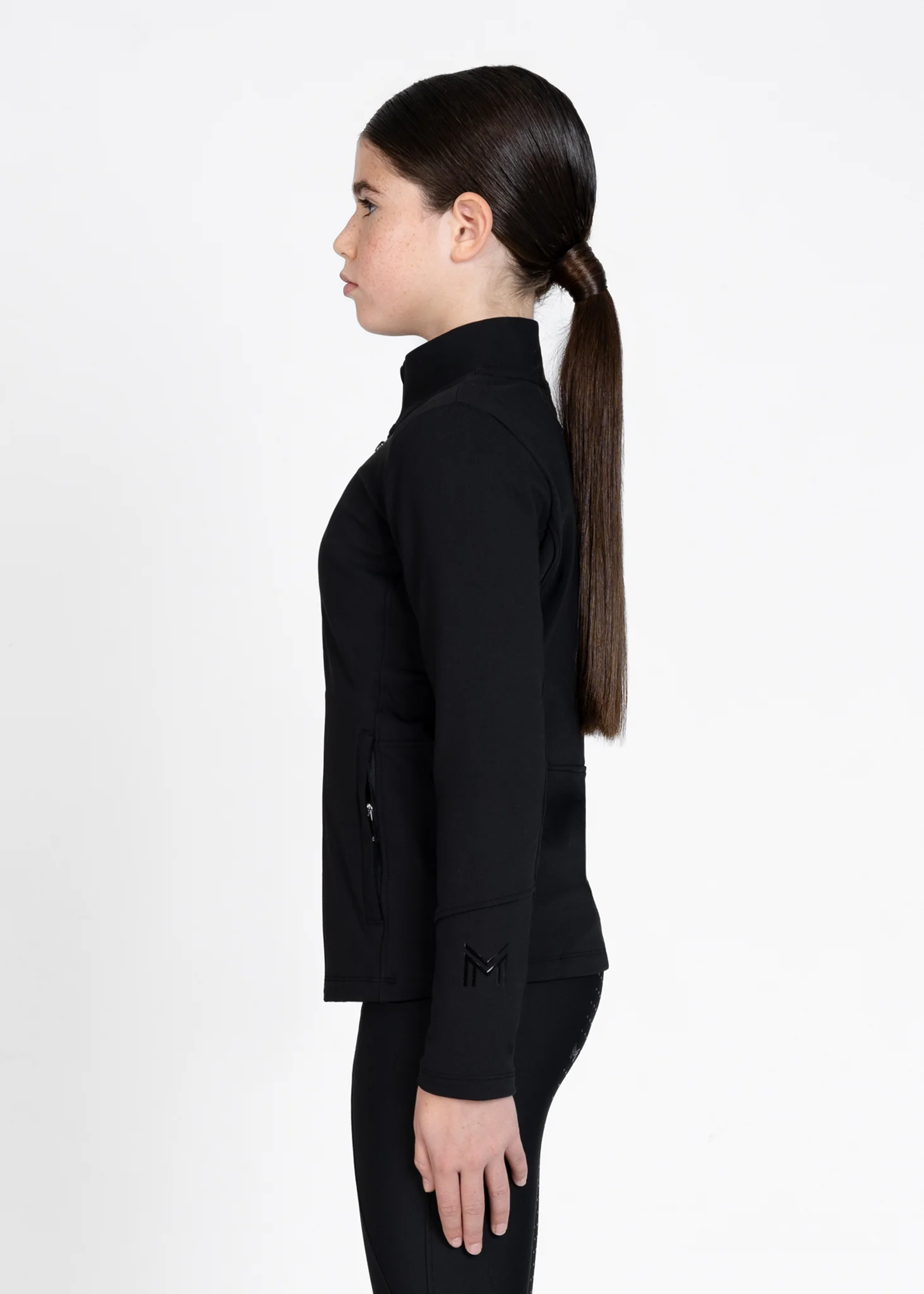 YR Vera Fleeced Jacket (Black) - Image 2